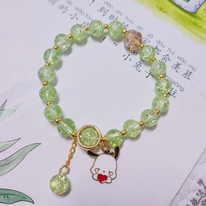 Sanrio, pulsera de estudiante para niños, cristal brillante, Jade <span class=keywords><strong>Guigou</strong></span>, cuerda de mano, estampado geométrico, joyería de mano de moda para regalo - Product Image 6