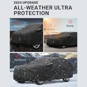 Housse de protection pour voiture, compatible avec <span class=keywords><strong>Ford</strong></span> Explore 2011 – 2024, coupe-vent, toutes saisons, imperméable, protection contre le soleil, la pluie, les UV, la poussière et la neige, housse extérieure - Product Image 3