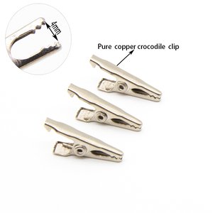 Kleiner Krokodilklemmen-<span class=keywords><strong>Clip</strong></span> 21mm Kleine Elektrische Massivkupfer-Krokodilklemme mit Glatten Backen 3A Ladeclip mit Glatten Backen - Product Image 4