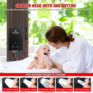 Chauffe-eau instantané au <span class=keywords><strong>gaz</strong></span> <span class=keywords><strong>GPL</strong></span> portable <span class=keywords><strong>pour</strong></span> <span class=keywords><strong>camping</strong></span>, 6L-20L, <span class=keywords><strong>pour</strong></span> douches extérieures, chauffe-eau sans réservoir <span class=keywords><strong>pour</strong></span> <span class=keywords><strong>camping</strong></span>-<span class=keywords><strong>car</strong></span> - Product Image 5