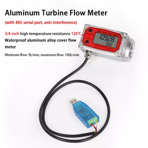 Cavitt meteran aliran turbin 1.5 inci, pengukur aliran Digital elektronik Anti gangguan dengan Port seri 485 - Product Image 2