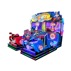 Jeu vidéo de course de voitures avec simulation de mouvement, Colorful Park Curves <span class=keywords><strong>Hurricane</strong></span>, pour deux joueurs - Product Image 3