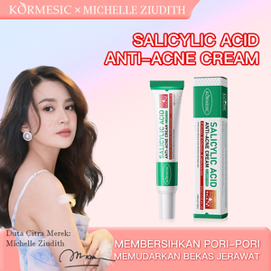 KORMESIC Crema Facial Anti-Acné con Ácido Salicílico 30ml, Certificada por Bpom, Marca Privada, Hidratante, Sin Aceite, Para Piel Grasa, Cuidado Facial - Product Image 2