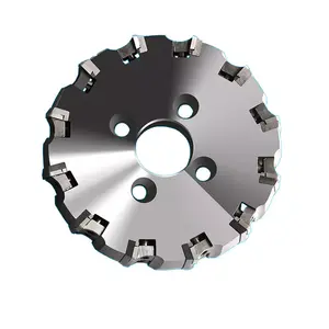 Fine milling cutter head with indexable cutter head