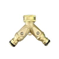 Raccord de Jardin en Laiton 3/4'' pour Tuyau d'Arrosage, Connecteur Fileté 6mm, Diverses Options de Poignée, Connecteur d'Eau de Jardin Type Nipple
