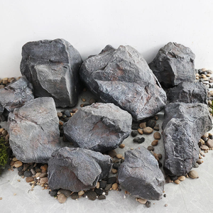Décoration <span class=keywords><strong>de</strong></span> plantes artificielles d'intérieur et d'extérieur Neopoly Technology, pierre artificielle <span class=keywords><strong>de</strong></span> <span class=keywords><strong>jardin</strong></span>, pierre en <span class=keywords><strong>mousse</strong></span> en forme d'anneau, 9,8 pouces - Product Image 2