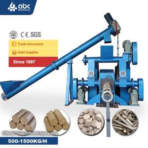 Nouvelle <span class=keywords><strong>presse</strong></span> automatique de vis de charbon de bois de biomasse pour compresser les déchets agricoles, la balle de riz, la paille, la coquille de noix de coco - Product Image 3