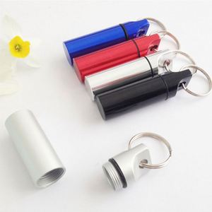 Promotion : Boîte à pilules unique en plastique pour voyage, avec pendentifs breloques en métal, contenant un mini-récipient compact pour médicaments - Product Image 2