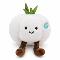 Knoflook Pluche Speelgoed Zacht Knuffeldier Pop Schattig Realistisch Kinderspeelgoed Cadeau voor de Kinderkamer Huisdecoratie PP Katoenen Vulling