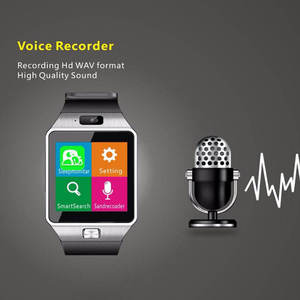 2025สมาร์ทวอทช์ Dz09ขายดีกล้องแหวนอัจฉริยะรองรับ BT สำหรับ Android iOS ซิมการ์ดที่รองรับ Android IOS - Product Image 3