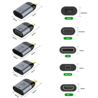 Produk Baru Adaptor USB-C 4K 60Hz ke USB3.0 3.1 VGA HD Antarmuka Multimedia Mini Konverter Adaptor Tipe-C