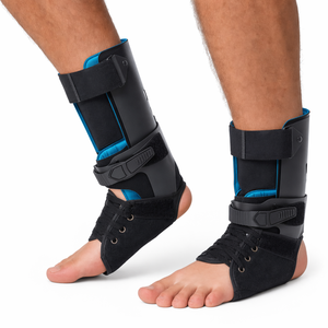 Adjustable <strong>Ankle</strong> <strong>Brace</strong> with Reusable Cold Compression Gel Pack for Sprain Swelling Recovery Sports Support - Product Image 4