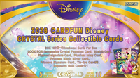 10 Cajas al por Mayor 2026 CARDFUN Dis-nei CRYSTAL Series Tarjetas Coleccionables Caja Sorpresa Juego de Cartas Coleccionables para Juguetes y Regalos en Inglés