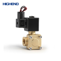Válvula Solenoide de Latón 0927000 0927200, Tipo Diafragma de 16 Bares, Válvula Eléctrica Normalmente Cerrada para Agua, Aire Comprimido y Aceite Ligero