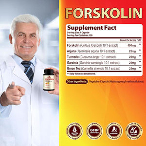 Integratore Alimentare Naturale Cinese per la Perdita di Peso con Forskolin, Garcinia Cambogia, Tè Verde e Estratto di Curcuma - Product Image 6