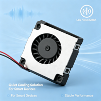 Ventilateur soufflant ultra-mini 5V DC 20x20x5mm à faible bruit avec roulement hydraulique pour l'électronique, imprimante 3D, drone, montre connectée