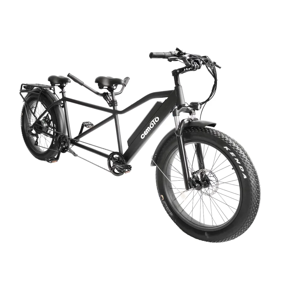 गर्म बेचने जुड़वां क्लासिक मिलकर वयस्क समुद्र तट क्रूजर बाइक मिश्र धातु फ्रेम 500w 750w 1000w 7-गति 26 इंच वसा टायर बिजली साइकिल