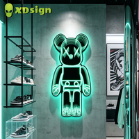 Xdsign Boîte à lumière publicitaire rectangulaire en aluminium personnalisable rapide, miroir infini multicouche, LED, acrylique semi-transparent, ultra-mince