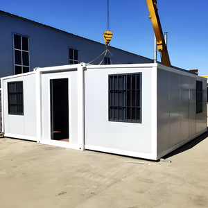 Conteneur de vie préfabriqué personnalisé maison extensible structure en acier expédition préfabriquée maison pliante Construction <span class=keywords><strong>immobilier</strong></span> - Product Image 2