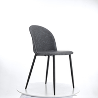 Moderne nordique designer salon relax en cuir acrylique chaise pour la maison