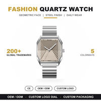 Bestseller SKMEI 9393 Sechseckige Quarz-Armbanduhr 30M Wasserdicht Zinklegierung Gehäuse Edelstahlband Luxus Herren Dress-Uhr