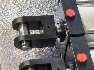 צילינדר בוכנה אוויר מוסמך עם צילינדר אוויר תעשייתי 4 אינץ 'נשא אוויר כבד עם סיכה כדי להצמיד הר - Product Image 4