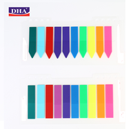 Notes autocollantes transparentes pour manuels scolaires, blocs-notes transparents sans transfert de couleur pour la prise de notes