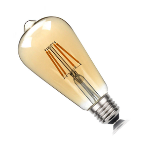 <span class=keywords><strong>Ampoules</strong></span> LED vintage Edison ambre à économie d'énergie 4W 6W 8W, ampoule à filament LED transparente - Product Image 3