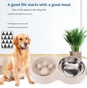 Ciotole per Alimentazione Lenta Anti-Soffocamento in Acciaio Inox per Cani e Gatti di Taglia Media/Piccola, Vendita all'Ingrosso dallo Zhejiang - Product Image 1