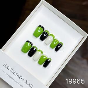 <span class=keywords><strong>Faux</strong></span> <span class=keywords><strong>ongles</strong></span> en acrylique, longs, faits à la main, détachables, avec un nœud, doux, personnalisés, en forme d'amande, réutilisables, rose - Product Image 6