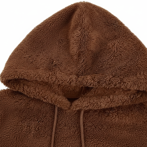 Sudaderas con capucha informales de invierno para hombre Color sólido 100% algodón Ajuste regular con diseño de bolsillo Secado rápido y transpirable - Product Image 1