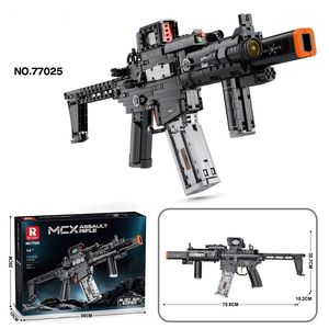 MCX Assault <b>Rifle</b> MOC Building Block Gun Set Launchable Educational DIY Assembly Model Military Themed building Toys for Boys - Product Image 6