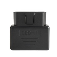 Conector macho universal de 16 pines OBD II OBD2 para camión de coche de 12V 24V (negro)