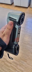 Escáner láser FreeScan Combo EP CCD 3D con interfaz USB tamaño A4 en stock, pieza de trabajo reflectante negra de escaneo para molde inverso - Product Image 5