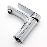 Robinet mélangeur moderne pour salle de bain OEM en zinc avec cascade pour lavabo