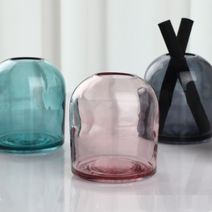 Thiết kế mới rỗng đa màu sắc hình dạng độc đáo tinh dầu thủy tinh Nước hoa hương liệu chai - Product Image 5