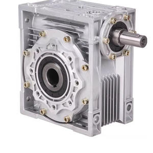 Nmrv090 शाफ्ट इनपुट कृमि गियर रिड्यूः 1-80:1 हाथ क्रैंक टरबाइन रिड्यूसर rv90 इनपुट शाफ्ट 24 मिमी आउटपुट छेद 35 मिमी - Product Image 3