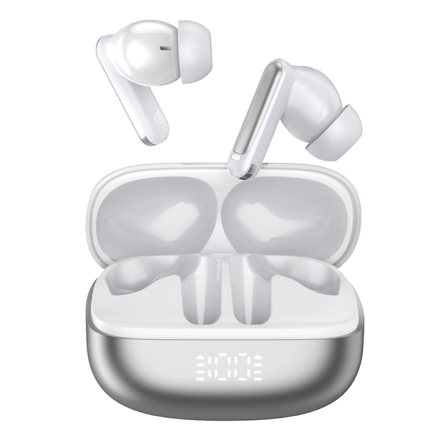 Huien Wireless Earbuds Noise Cancelling for 5.4 IPX7 Waterproof In-Ear LED Battery Indicator Dual-mic