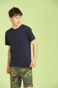 T-shirt à manches courtes unisexe 100% coton, de haute qualité, grande taille, athlétique, à séchage rapide, uni - Product Image 5