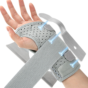 Nefes Alabilen Fileli Bilek Desteği Alüminyum Atel Ayarlanabilir Kompresyonlu Bilek Koruyucu Günlük Spor Koruması için - Product Image 2