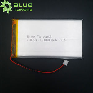 고용량 8065113 lipo 배터리 셀 <span class=keywords><strong>3.7v</strong></span> <span class=keywords><strong>8000</strong></span> <span class=keywords><strong>mah</strong></span> lipo 충전식 리튬 <span class=keywords><strong>8000</strong></span> <span class=keywords><strong>mah</strong></span> 배터리 - Product Image 2