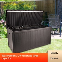 Armoire de rangement et boîte en PP pliables multi-usages de grande capacité pour jardin extérieur, cour, imperméables et offrant une protection solaire