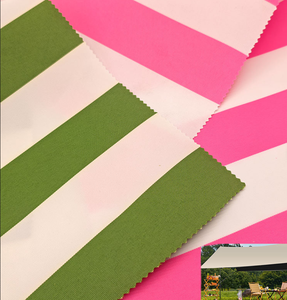 Tissu Oxford rayé 100% polyester imperméable avec revêtement PU/PA pour l'extérieur, pour <span class=keywords><strong>bateau</strong></span>, tente, auvent, chaise de plage, canapé, parasol - Product Image 2