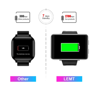 <span class=keywords><strong>Smartwatch</strong></span> <span class=keywords><strong>Uomo</strong></span> LEMFO LEMT 4G con Schermo da 2,86 Pollici, Android 7.1, 3GB 32GB, Fotocamera 5MP, Risoluzione 480*640, Batteria da 2700mAh - Product Image 4