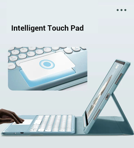 For iPad Pro 11 Touchpad BT <strong>Keyboard</strong> <strong>Case</strong> Multi-function Wireless <strong>Keyboard</strong> Flip Cover <strong>With</strong> Pencil Holder - Product Image 4