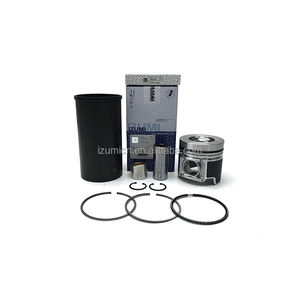Kit de chemise de cylindre pour moteur diesel IZUMI N04CT 4 cylindres, piston (13216-E0010), chemise de cylindre (11461-78021), segments (13011-4020A/13019-1200A), 104 mm - Product Image 1