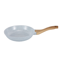Poêle à frire de cuisson antiadhésive en céramique d'aluminium moulé sous pression de haute qualité Oem avec fond à induction