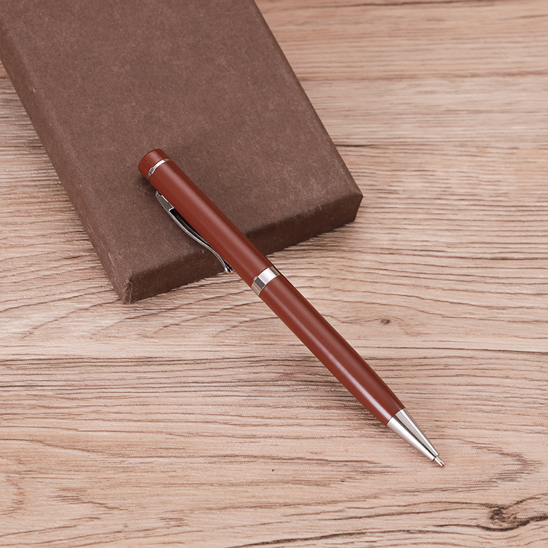 Stylo à bille marron