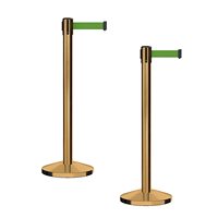Barrières escamotables de manière de file d'attente de ceinture de longueur incorporée par coutume pour le plancher