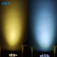SOMBRERO Venta al por mayor Etapa PAR luces LED 60x3W Blanco cálido y blanco frío/RGB 3 en 1 se puede elegir Eventos boda Club led par can light